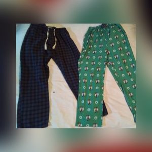 2  MENS PJ BOTTOMS PANTS SIZE 32/340o